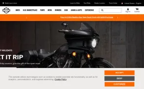 Harley Davidson website