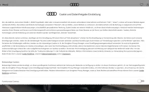 Audi website