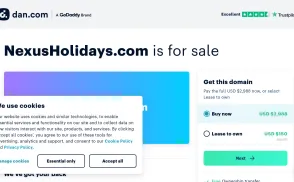 Nexus Holidays website