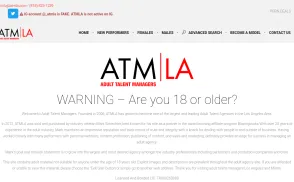 Adult Talent Managers Los Angeles [ATMLA] website