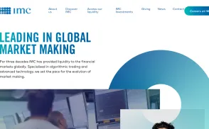 IMC Financial Markets website