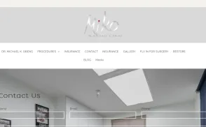 MiKO Plastic Surgery website