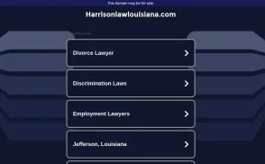 Harrison Law Firm website