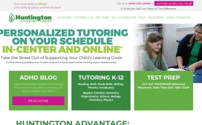 Huntington Learning Center / Huntington Mark website