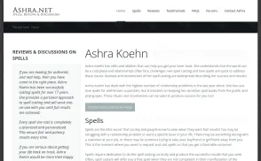 Ashra Koehn website