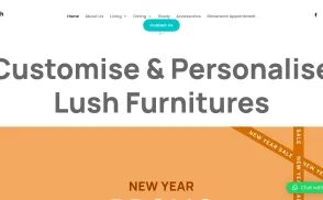 Lush Furniture / Luxur Home website