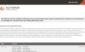 Altierus Career College / Everest Institute website