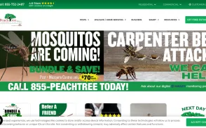Peachtree Pest Control website