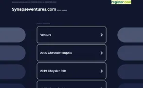 Synapse Ventures website