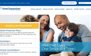 Great Expressions Dental Centers website