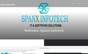 Spanx Infotech website