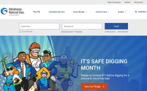 Oklahoma Natural Gas website