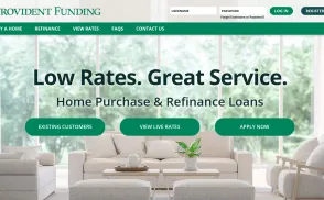 Provident Funding Associates website