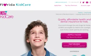 Florida Kidcare website
