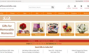 India Flowers Gifts website