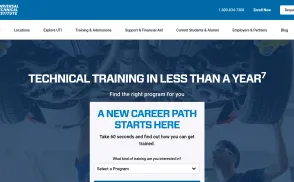 Universal Technical Institute [UTI] website