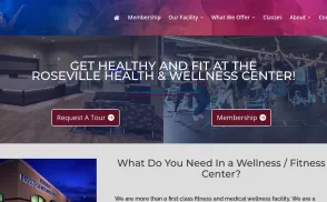 Roseville Health & Wellness Center website