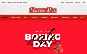Mattress Mall website