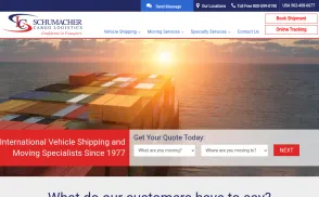 Schumacher Cargo Logistics website