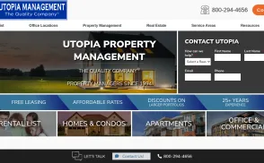 Utopia Management website