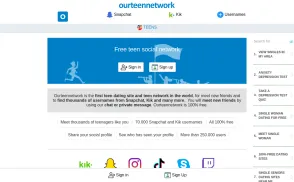 OurTeenNetwork website