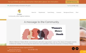 Community Action Against Addiction [CAAA] website