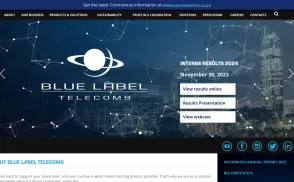 Blue Label Telecoms website