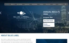 Blue Label Telecoms website