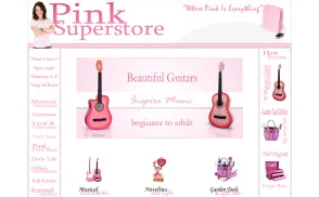 Pink Superstore website