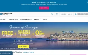 Norwegian Cruise Line website