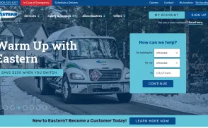 Eastern Propane & Oil website