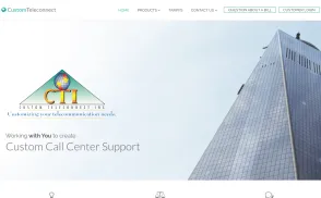 Custom Teleconnect website