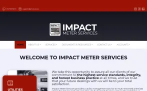 Impact Meter Services website
