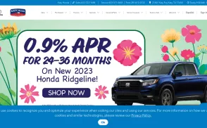 Honda Cars of Katy website
