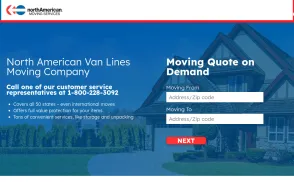 North American Van Lines website