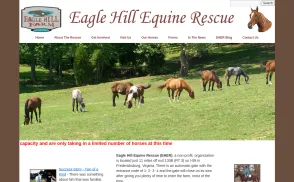 Eagle Hill Equine Rescue website