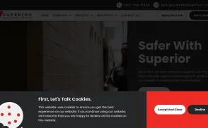 Superior Protection Services website