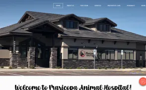 Maricopa Animal Hospital website