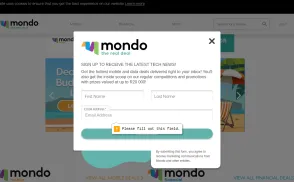 Mondo website