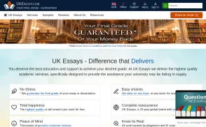 UK Essays website