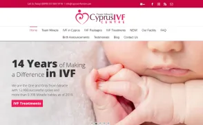 Cyprus IVF Centre website
