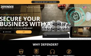 Defender USA website