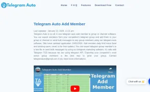Telegram Auto Group website