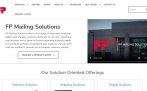 FP Mailing Solutions website