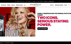 Smashbox Beauty Cosmetics website