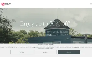 Bicester Village website