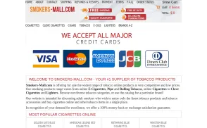 Smokers-Mall.com website