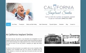 Smile Implant Center / California Implant Smiles website
