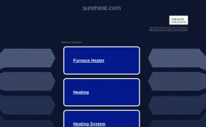 Sure Heat Manufacturing website