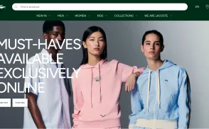 Lacoste Operations website